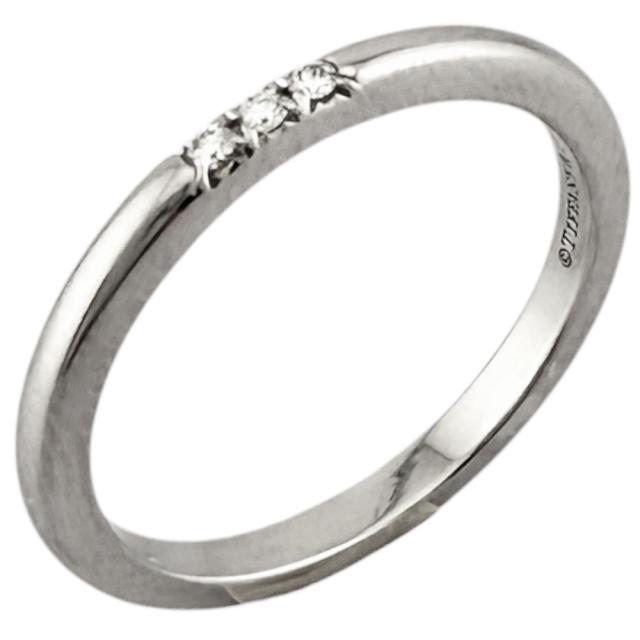 ティファニー フォーエバーウエディング リング 指輪 10号 Pt950プラチナ ダイヤモンド レディース TIFFANY&amp;Co.  中古 R&amp;Kリサイクルキング