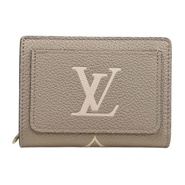 ルイヴィトン ポルトフォイユ クレア バイカラーモノグラムアンプラント 二つ折り財布 M82370 ユニセックス LOUIS VUITTON 中古 R&Kリサイクルキング