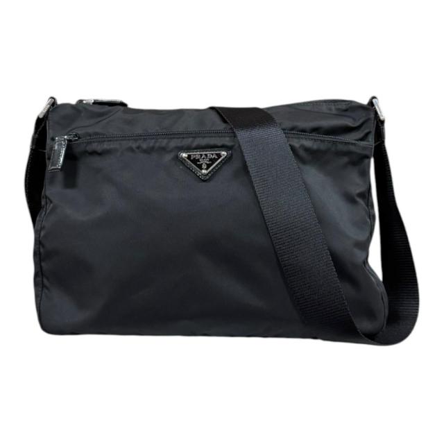 プラダ ショルダーバッグ ナイロン BT0421 ブラック ユニセックス PRADA  中古 R&Kリサイクルキング