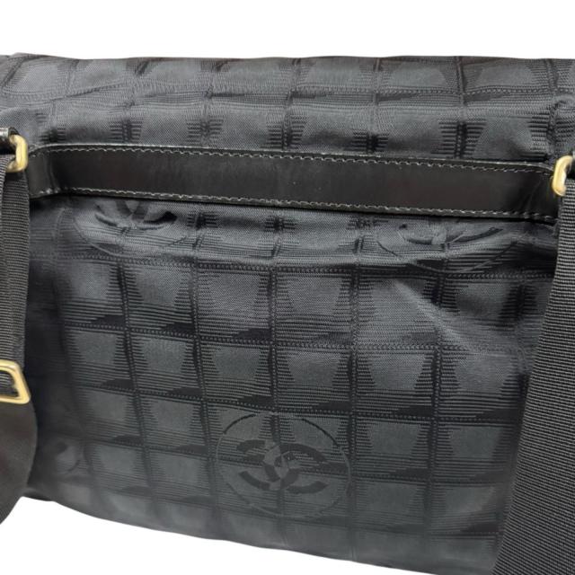 シャネル ニュートラベル ショルダーバッグ ナイロンジャガード A29348 ブラック レディース CHANEL  中古 R&amp;Kリサイクルキング_11