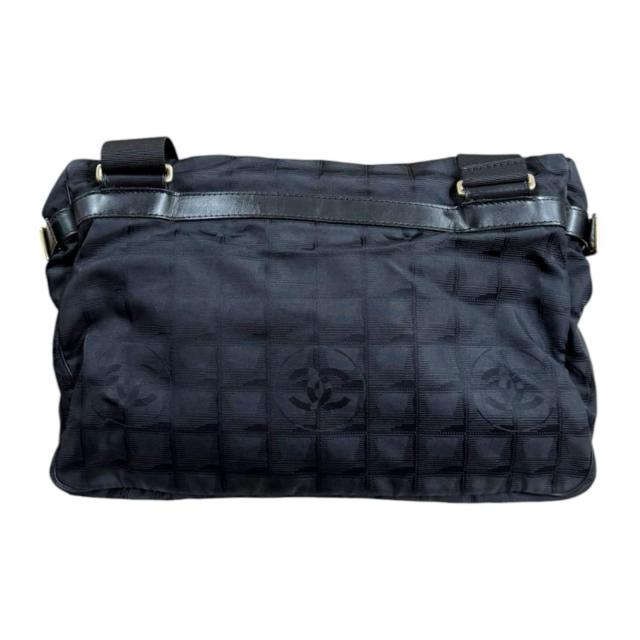 シャネル ニュートラベル ショルダーバッグ ナイロンジャガード A29348 ブラック レディース CHANEL  中古 R&amp;Kリサイクルキング_2