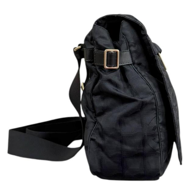 シャネル ニュートラベル ショルダーバッグ ナイロンジャガード A29348 ブラック レディース CHANEL  中古 R&amp;Kリサイクルキング_3