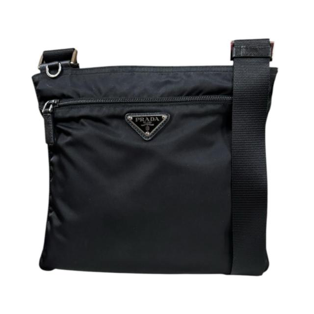 プラダ ショルダーバッグ ナイロン ブラック レディース PRADA 中古 R&Kリサイクルキング