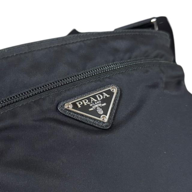 プラダ ショルダーバッグ ナイロン ブラック レディース PRADA 中古 R&Kリサイクルキング_6