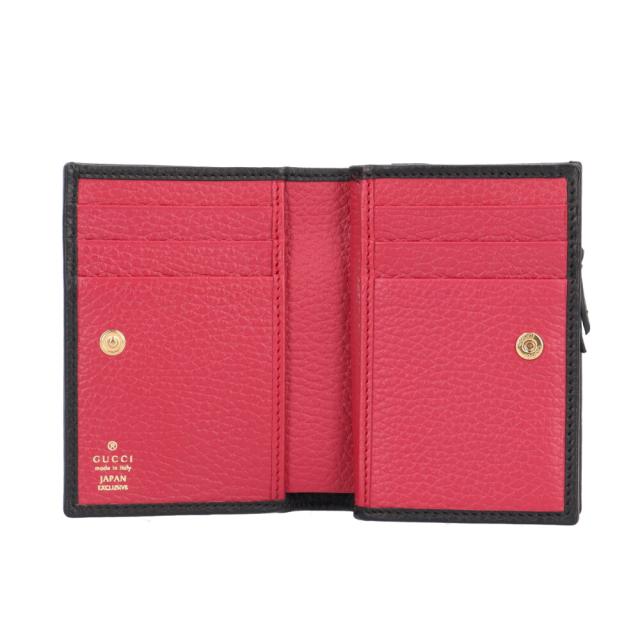 グッチ 日本限定 ダブルG 二つ折り財布 レザー 772738 レディース GUCCI  中古 R&amp;Kリサイクルキング_4