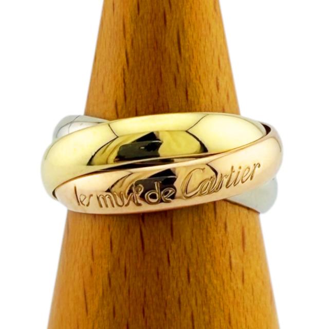 カルティエ トリニティ リング 指輪 9.5号 18金 K18イエローゴールド レディース CARTIER  中古 R&amp;Kリサイクルキング