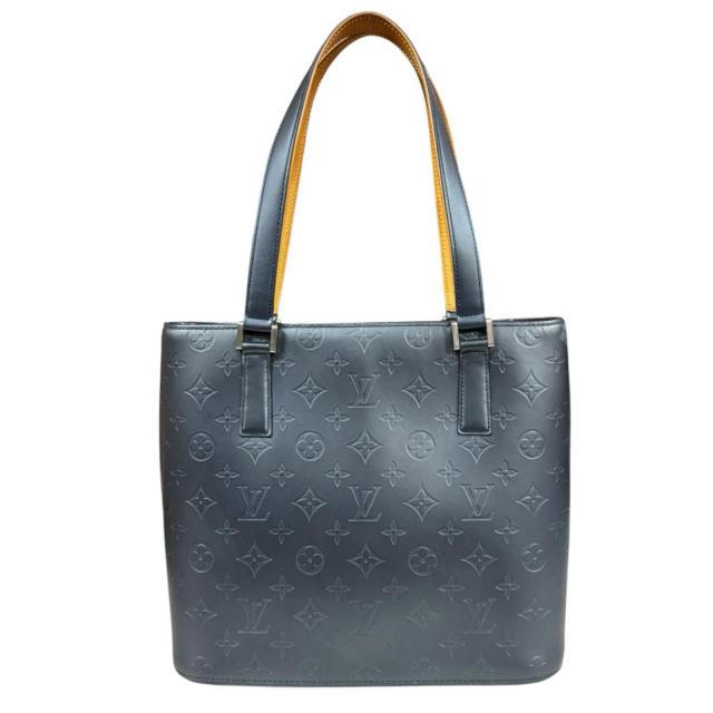 ルイヴィトン ストックトン モノグラムマット ショルダーバッグ モノグラムマット M55112 グレー レディース LOUIS VUITTON  中古 R&amp;Kリサイクルキング