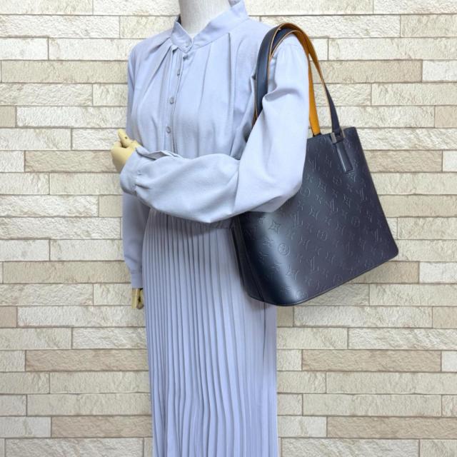 ルイヴィトン ストックトン モノグラムマット ショルダーバッグ モノグラムマット M55112 グレー レディース LOUIS VUITTON  中古 R&amp;Kリサイクルキング_1
