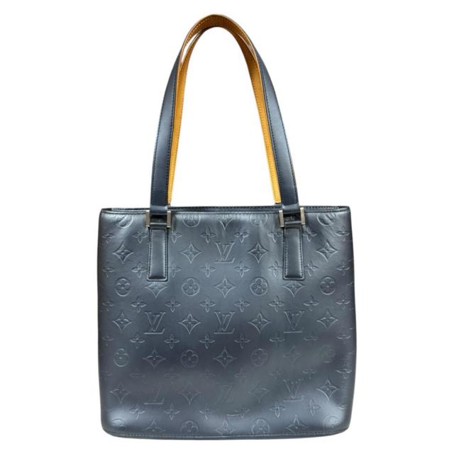 ルイヴィトン ストックトン モノグラムマット ショルダーバッグ モノグラムマット M55112 グレー レディース LOUIS VUITTON  中古 R&amp;Kリサイクルキング_2