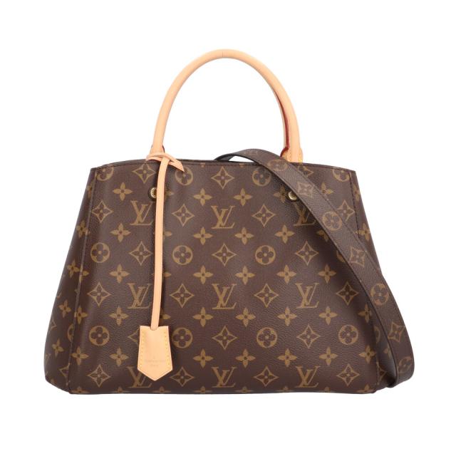 ルイヴィトン モンテーニュMM モノグラム ショルダーバッグ モノグラムキャンバス M41056 ブラウン レディース LOUIS VUITTON  中古 R&amp;Kリサイクルキング