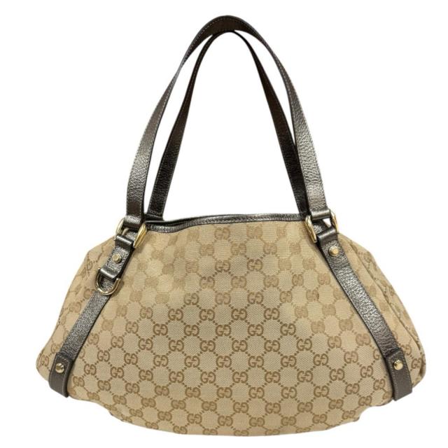 グッチ アビー トートバッグ GGキャンバス 130736 ベージュ レディース GUCCI  中古 R&amp;Kリサイクルキング