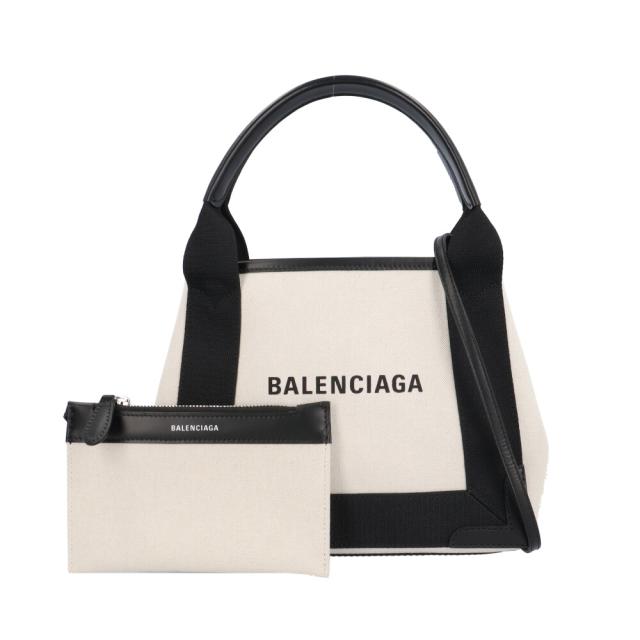 バレンシアガ ネイビーカバスXS ショルダーバッグ 帆布 390346 黒いこと レディース BALENCIAGA  中古 R&K再利用第一人者