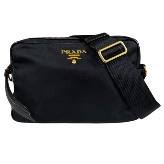 プラダ ショルダーバッグ ナイロン ブラック ユニセックス PRADA 中古 R&Kリサイクルキング