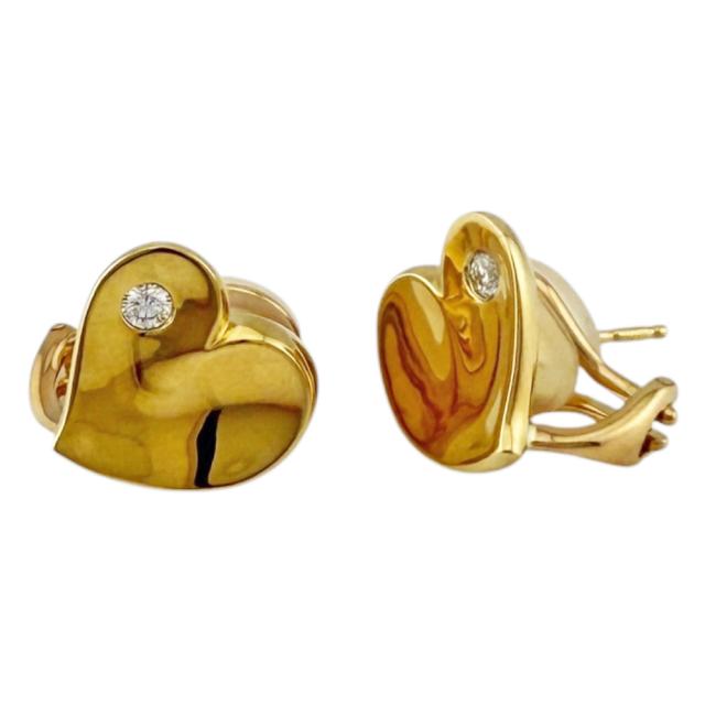 ミキモト ピアス 18金 K18イエローゴールド ダイヤモンド レディース MIKIMOTO 中古 R&Kリサイクルキング 269,775円