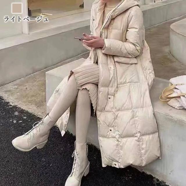 ダウンコート レディース ダウンコート Aライン 軽い ダウンジャケット 大きいサイズ レディース 上品 ラクーンファー 送料無料 ダウンジャケット レディース Aラインロングダウンコート 軽い ダウン