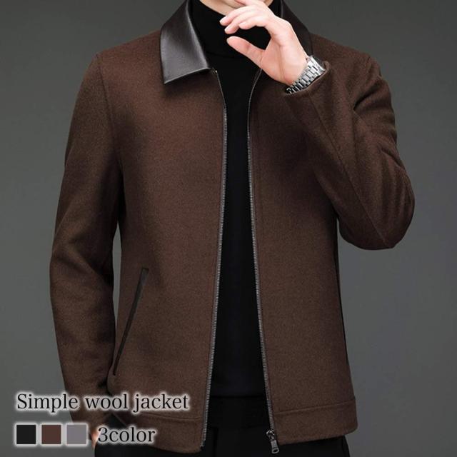 希少！おしゃれブラウン Schott ウールダブルPコート 740N Schott N.Y.C ショット SCHOTT 740 メンズ ウール ダブル