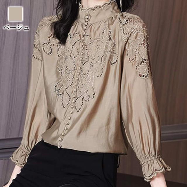 ブラウス レディース シルクレースブラウス フリル ブランド きれいめ スーツ ワンピース 長袖 カットソー 冬 Tシャツ ノーアイロン 事務服 高品質 オフィス レース 黒 おしゃれ ボウタイ 春 シャツ シフォン カジュアル 安い 人気 秋 厚手 白 フォーマル 50代の通販は
