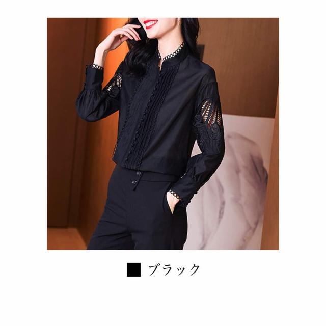 ブラウス レディース スタンドカラーシルクシャツ 黒 ノーアイロン ワンピース Tシャツ 春 レース 安い カットソー ブランド スーツ オフィス カジュアル 冬 秋 楽天市場】ブラウス レディース スタンドカラーシルクシャツ 黒