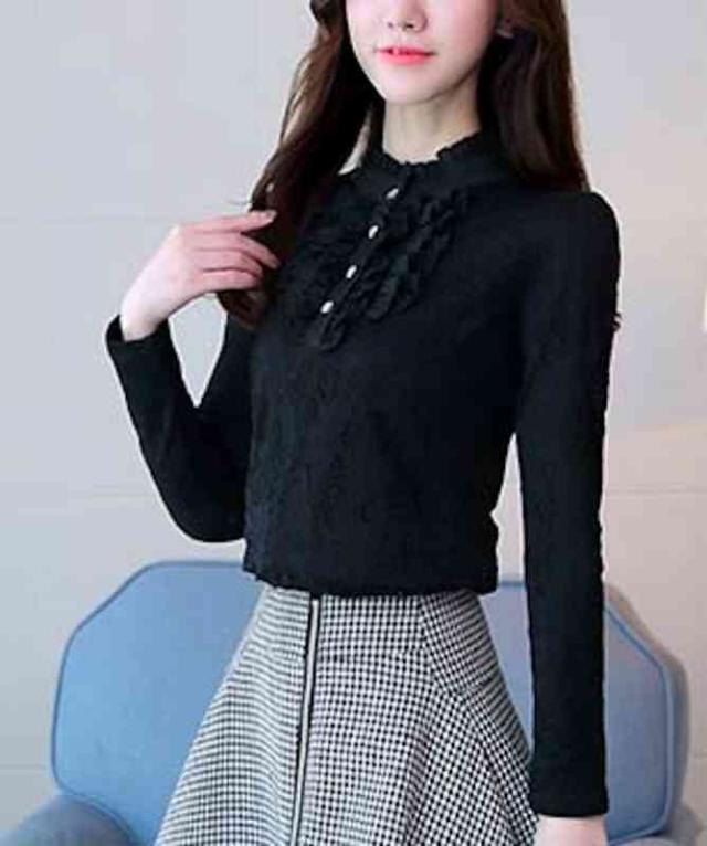 ブラウス レディース シフォン カジュアル ボウタイ オフィス スーツ 厚手 春 事務服 レース 長袖 黒 フリル ノーアイロン きれいめ フォーマル 高品質 おしゃれ 秋 50代 シャツ 安い ワンピース 冬 人気 白 ブランド Tシャツ カットソー ブランド ランキング tps-1066の通販は