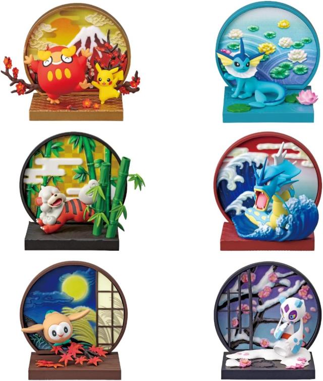 リーメント ポケットモンスター ポケモン 和の窓 全6種類 全部揃います
