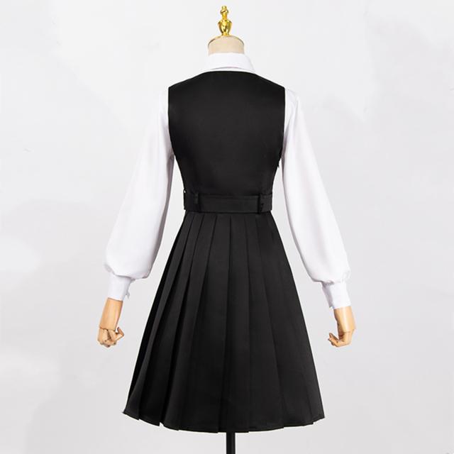 【送料無料】チェンソーマン コスプレ服 三鷹朝 みたか アサ コスチューム コスプレ衣装 服セットのみ 手洗い 学生服 学院服 ヨル 悪魔_6