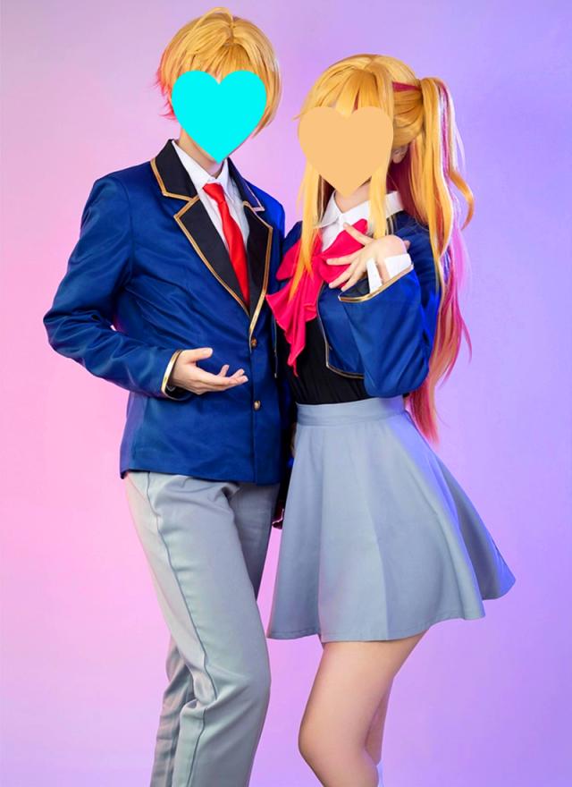 【送料無料】コスプレ 星野瑠美衣 ルビー 有馬かな ひしのるびい ありまかな コスプレ服 コスプレグッズ コスプレ変装服 コスチューム 陽東高校 推しの子 学校服 女性制服 星野アイ アクア_4