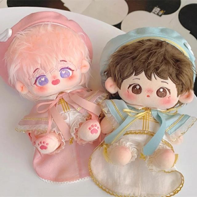 「送料無料」20cm 着せ替えぬいぐるみ服 着せ替え人形 綿人形 ぬいぐるみ ぬい服 ぬいぐるみ服 人形服 礼賛奏曲セット 2色 クリスマス ふわふわ ドール付きない