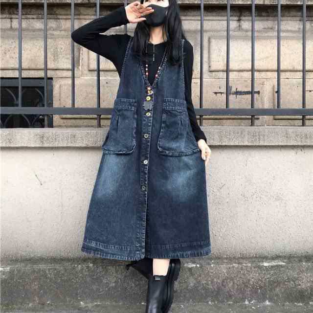 ワンピース レディース ジャンパースカート ジャンスカ ロングワンピース ミモレ ミモレ丈 ロング ロング丈 ミディアム丈 半端丈 袖なしの通販は