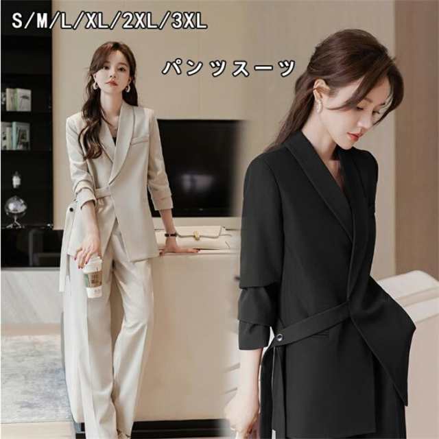 【送料無料】スーツ レディース ビジネススーツ セットアップ パンツスーツ かっこいい ビジネススーツ ジャケット パンツ フォーマル ス 5,694円