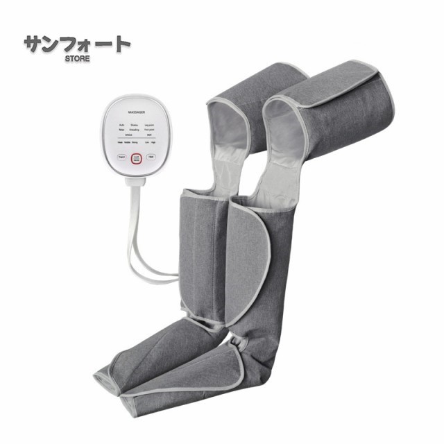フットマッサージャー エアーマッサージャー マッサージ器 マッサージ機 家庭用 6つのモード&amp;amp;3段階エアー強度 レッグ 足先 ふくの通販は