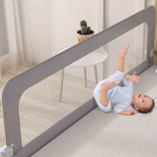 ベビー用 ベッドガード ベッドフェンス 1.5m 1.8m 2m 隙間なし ベッドから落下防止 布団ずれ 蹴り出し 折りたたみ可能 取り付け簡単 子供の通販は 5,830円