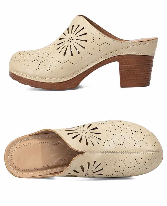 サボサンダル サボ サンダル レディース 厚底 ストラップ ウェッジソール ミュール レディース 脚長 太ヒール 歩きやすい おしゃれサンダの通販は