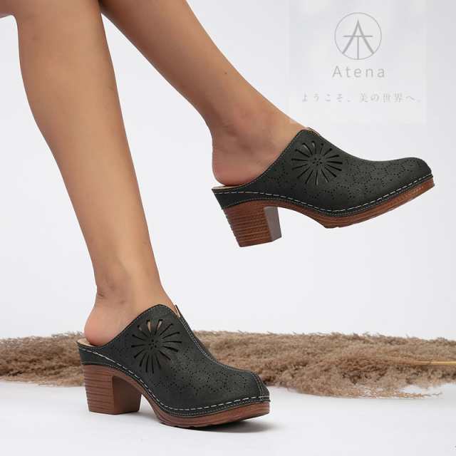 サボサンダル サボ サンダル レディース 厚底 ストラップ ウェッジソール ミュール レディース 脚長 太ヒール 歩きやすい おしゃれサンダの通販は