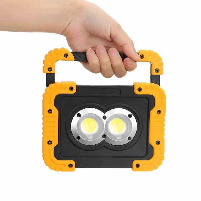 『 2023爆光モデル』 LED投光器 屋外用 充電式 防水 LED作業灯 投光器 ランタン LED投光器 充電式 マグネット 20W 4000lm高輝度 4400mAhの通販は 5,330円