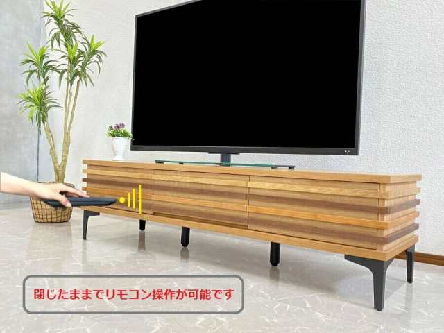 テレビボード 150cm 木製 北欧風 無垢 脚付き おしゃれ 150ローボード