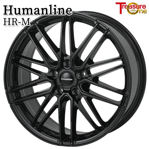 トレジャーワン ヒューマンライン HRM 18インチ 7.5J 5H114.3 +48 ブラック アルミホイール単品 1本 4本以上送料無料