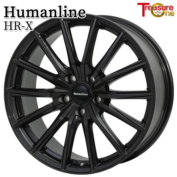 トレジャーワン ヒューマンライン HRX 18インチ 7.5J 5H114.3 +48 チタンブラック アルミホイール単品 1本 4本以上送料無料