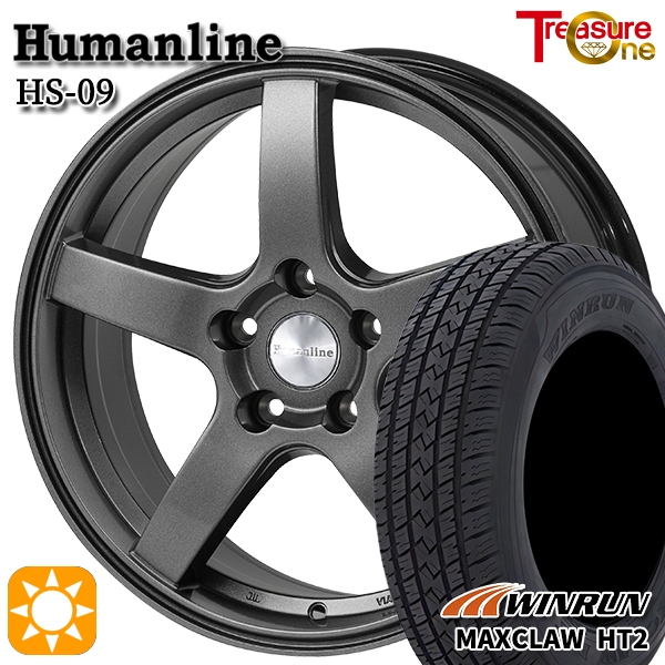 サマータイヤ ホイール4本セット 225/65R17インチ 5H114