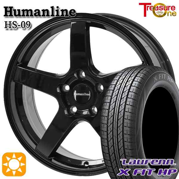 サマータイヤ ホイール4本セット 225/65R17インチ 5H114 トレジャーワン ヒューマンライン HS09 BK ラウフェン LA41の通販は