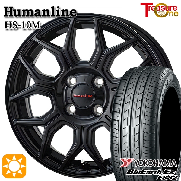 送料無料 サマータイヤホイール 4本セット 165/70R14 81S ヨコハマ ブルーアースEs ES32 ホットスタッフ クロススピード ハイパーエディション RS9 14-4.5J 165&frasl;70R14 夏タイヤ ホイール４本セット ヨコハマ ブルーアース ES32