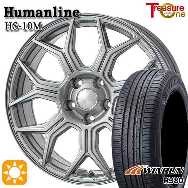 サマータイヤ ホイール4本セット 195/65R15インチ 5H114 ヒューマンライン HS10M DG ウィンラン R380の通販は