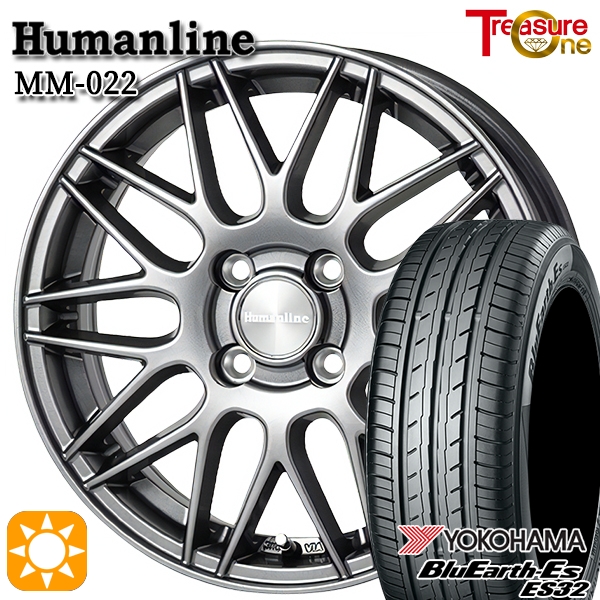 サマータイヤ ホイール4本セット 165/60R15インチ 4H100 ヒューマン