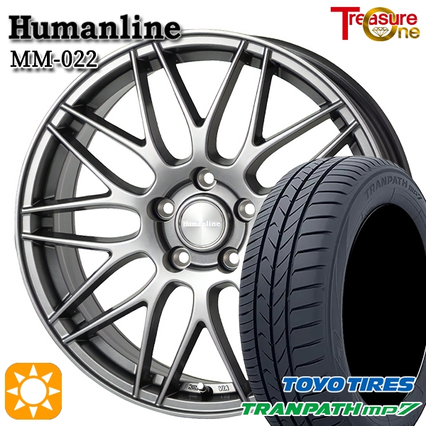 サマータイヤ ホイール4本セット 205/50R17インチ 5H100 ヒューマンライン MM022 DG トーヨー トランパス MP7の通販は