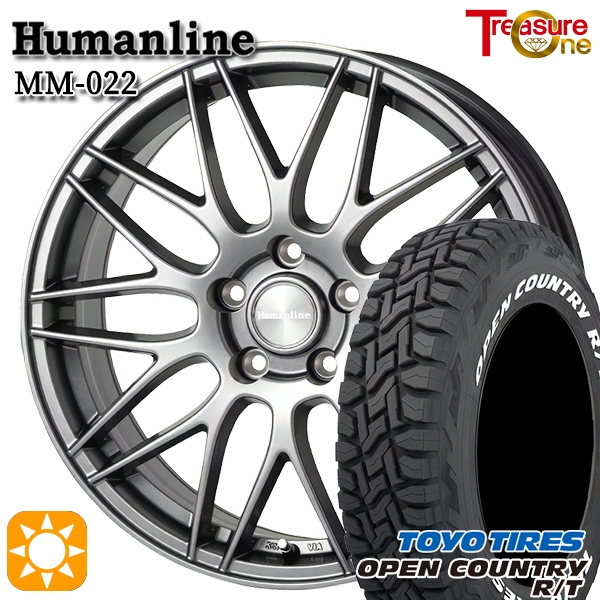 サマータイヤ ホイール4本セット 215/65R16インチ 5H100 ヒューマンライン MM022 DG トーヨー オープンカントリー R/T 63,580円