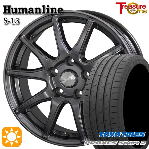 サマータイヤ ホイール4本セット 235/50R18インチ 5H114 ヒューマン 