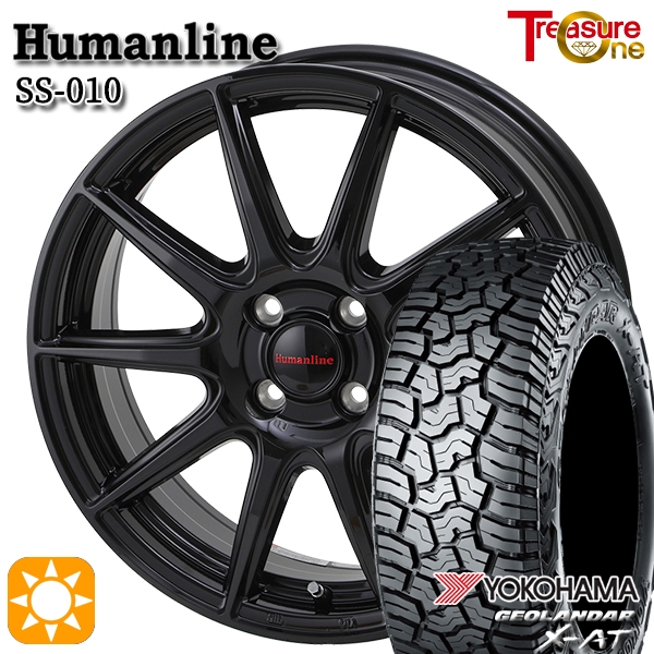 サマータイヤ ホイール4本セット 145R14C 14インチ 4H100 ENKEI S.A.M TOUGH サム タフ ブラック ナンカン FT9 ホワイトレター サマータイヤ ホイール4本セット 145R14C 14インチ 4H100 MONZA JP