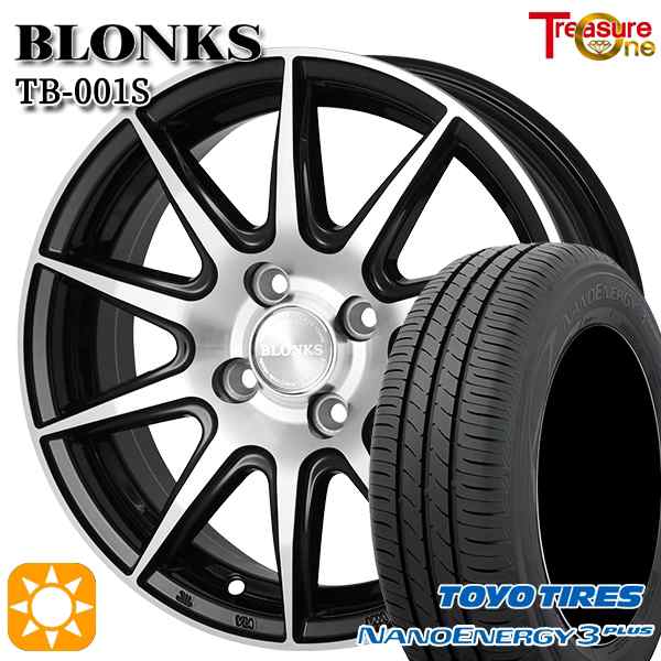 サマータイヤ ホイール4本セット 195/45R16インチ 4H100 ブロンクス TB001S トーヨー ナノエナジー3プラス 49,080円