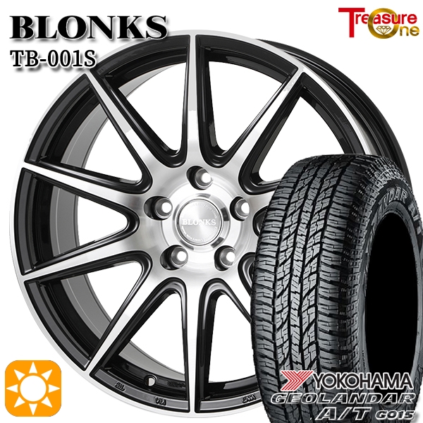 サマータイヤ ホイール4本セット 215/70R16インチ 5H114 ブロンクス TB001S ヨコハマ ジオランダー A/T G015の通販は