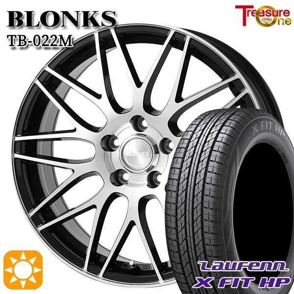 サマータイヤ ホイール4本セット 225/55R18インチ 5H114 ブロンクス TB022M ラウフェン LA41
