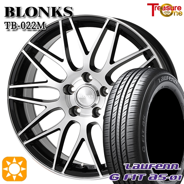 サマータイヤ ホイール4本セット 185/65R15インチ 5H114 ブロンクス TB022M ラウフェン LH42 43,020円